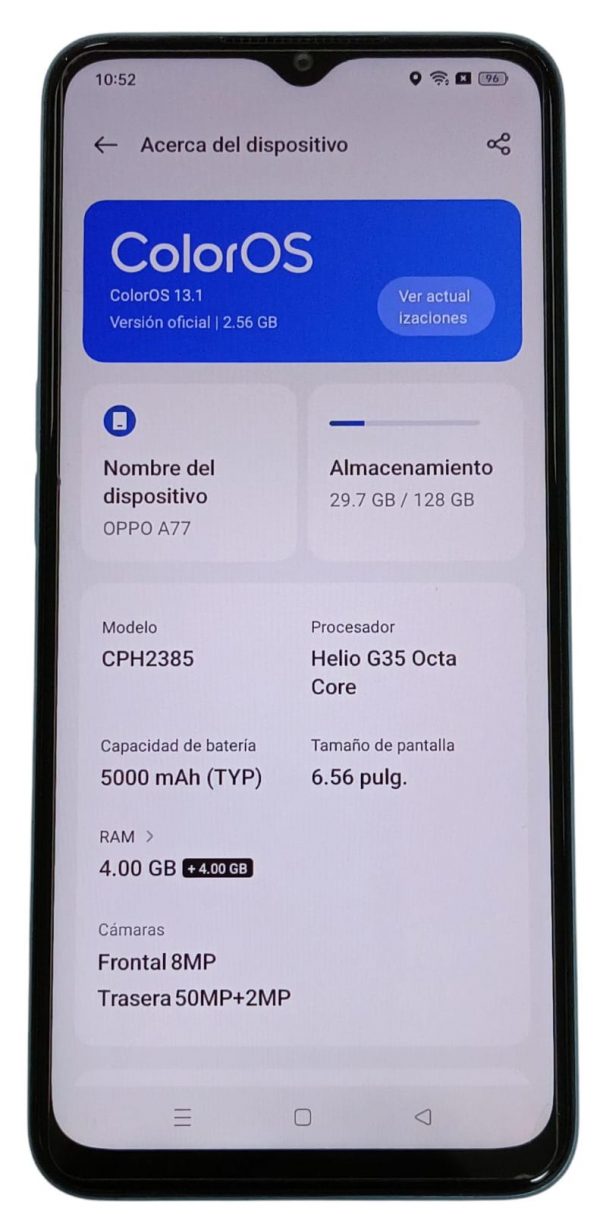 Oppo A77 liberado